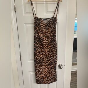 New without tags Leopard print tight fitting dress